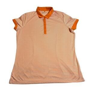 Nike Golf Women's Dri Fit Victory Stripe Polo Shirt Size X-Large Sports Athletic